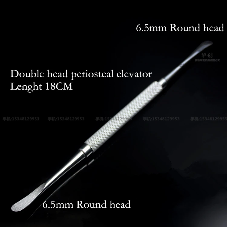

medical orthopedic instrument dental Material Science Department Dental flap retractor Periosteal elevator 6.5mm Double head