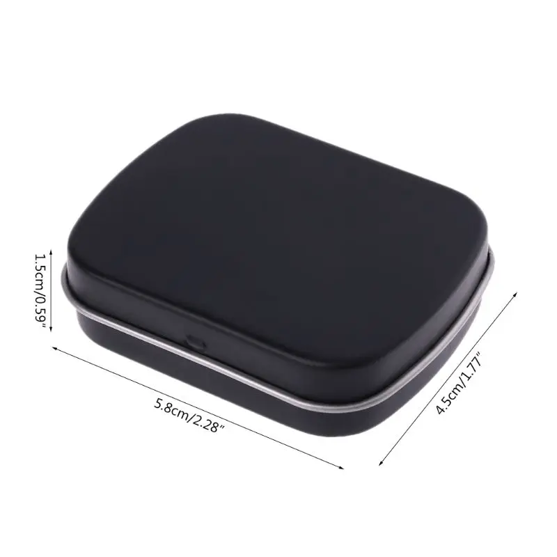 Portable Metal Tinplate Flip Storage Box Case Organizer Containers For Jewelry Money Coin Candy Keys Small Items | Дом и сад