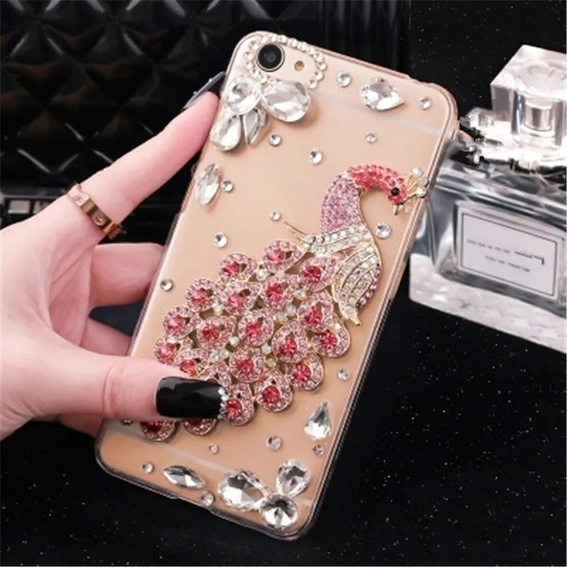 Miss Bling Роскошный горный хрусталь Павлин Кристалл алмаз для Samsung GalaxyA9 A8 A7 A6 A5 2018 J8 J7
