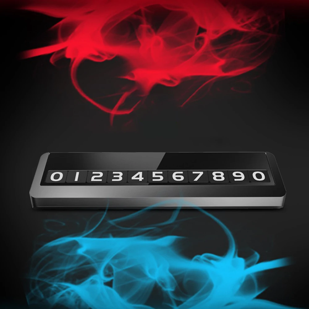 Универсальная Скрытая Автомобильная табличка с номером телефона из