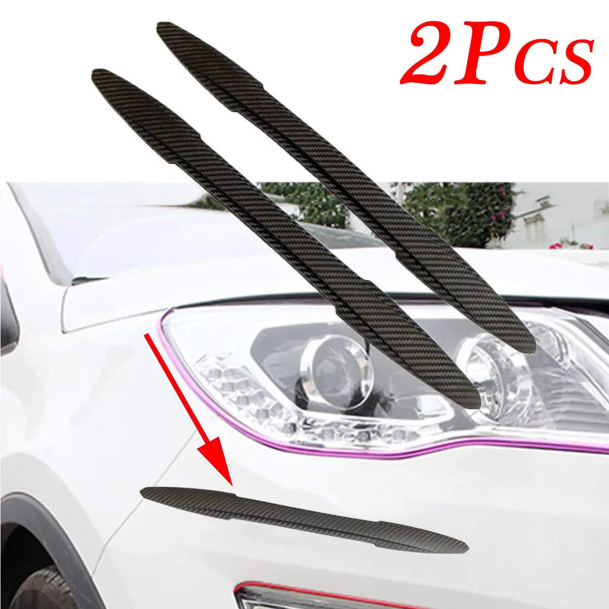 

Universal Car Front Rear Corner Strips Protect Anti-Chafe Crash Bar Accessories
