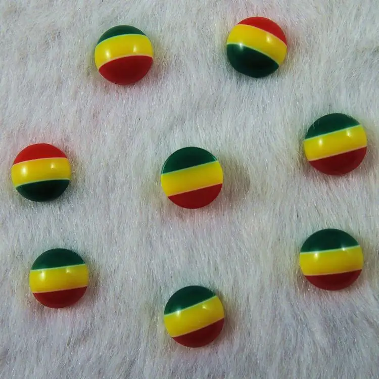 Круглые шарики Rasta 8 мм 100 шт. круглые полурезиновые с плоской задней поверхностью