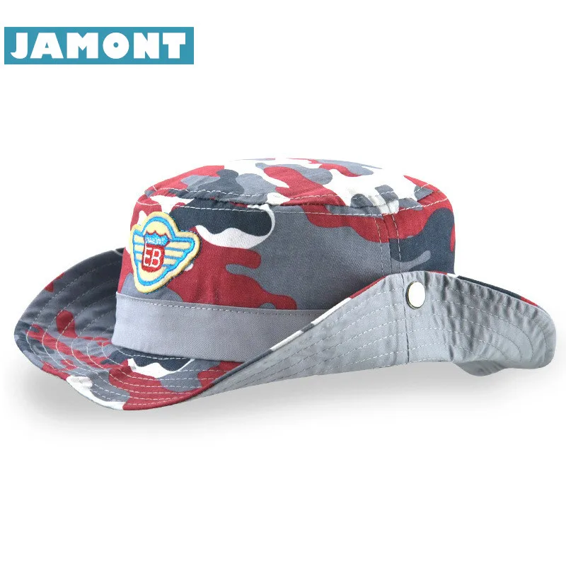 Детская Хлопковая шапочка [JAMONT] детская для мальчиков и девочек камуфляжная