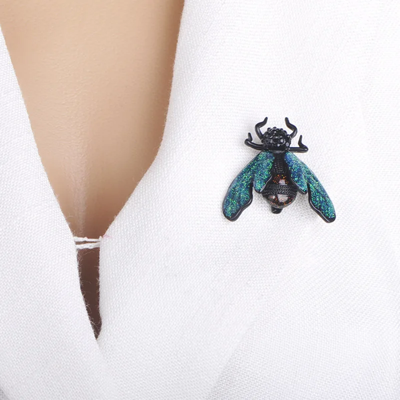 Реалистичная эмалированная брошь Funmor в виде насекомых искусственная для детей