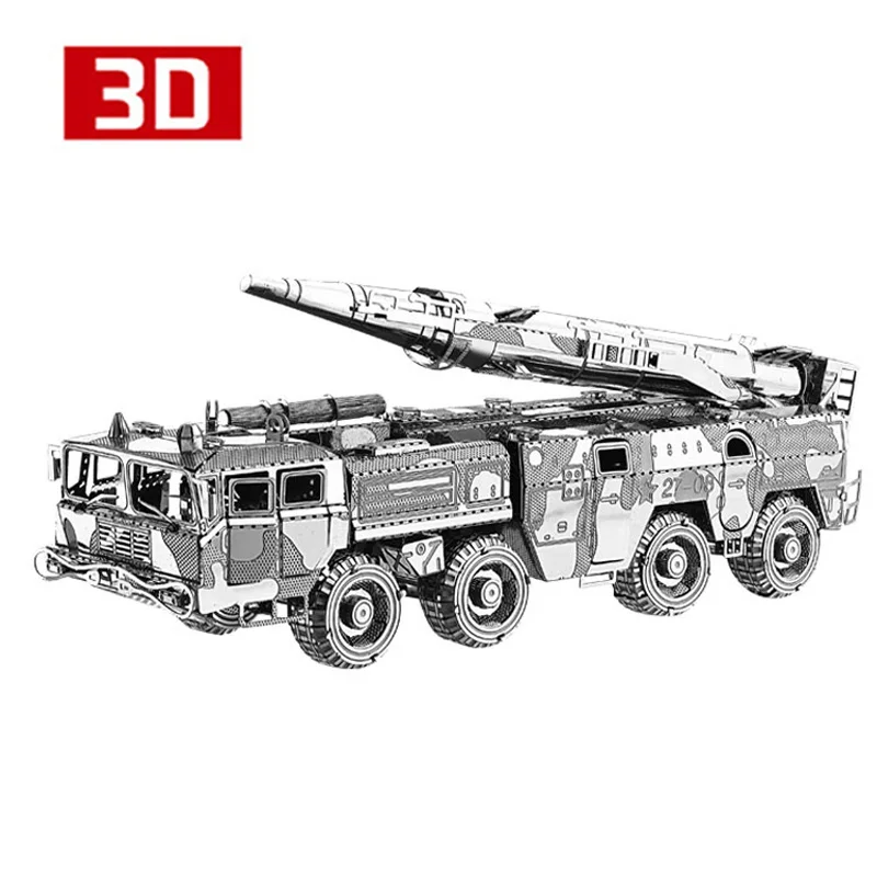 2018 3D металлический нано головоломка DF 11 ракетоносец Lancher грузовик собрать модель