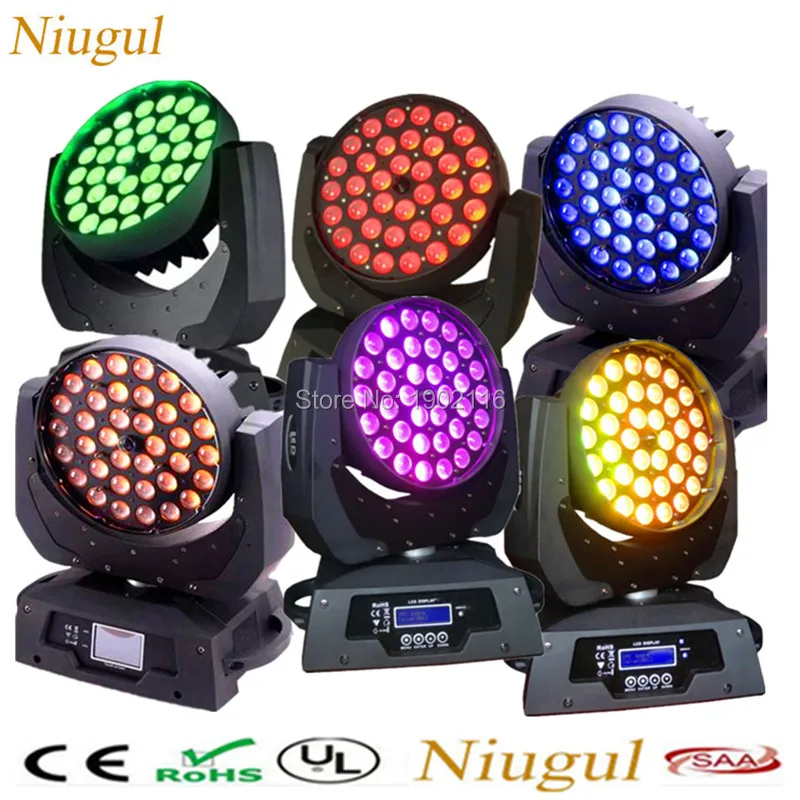 6 шт. 36x15 Вт RGBWA LED Moving Head Wash Stage Lighting DJ Zoom Light Club Disco Bar Render DMX Effect Light|effect light|stage effect