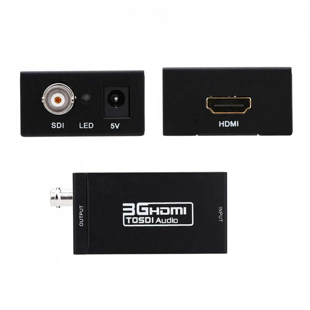 

Black Extender MINI 3G HDMI to SDI Converter Adapter BNC SDI/HD-SDI/3G-SDI 2.970 Gbit/s