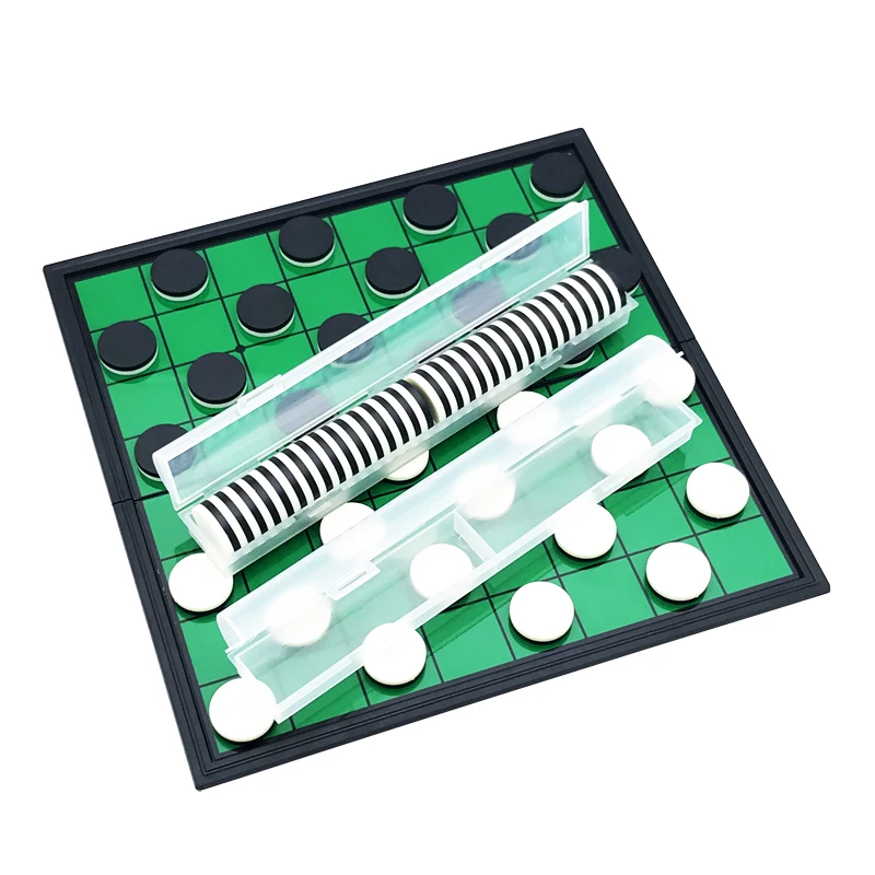 64 шт Горячие магнитные портативные складные Reversi Отелло шахматы стандартные образовательные домашние для родителей и детей шашки Семейные настольные игры