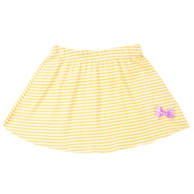 Orange Модные милые летние юбки-пачки для маленьких девочек вечерние балетные юбки принцессы в горошек и полоску для девочек одежда из хлопка - Цвет: Orange