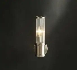 Silver 1 Light Современные хрустальные настенные светильники, бронзовые/Серебристые светодиодные Настенные светильники для спальни, Светильники для гостиной, настенные бра - Цвет абажура: Silver 1 Light