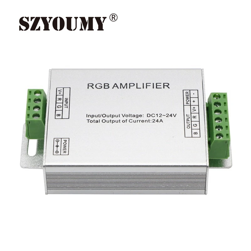 SZYOUMY светодиодный RGBW/RGB усилитель Светодиодная лента ретранслятор питания