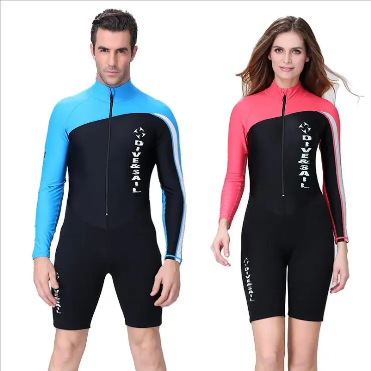 Костюм для дайвинга унисекс с длинным рукавом и шортами 1 5 мм | Спорт развлечения