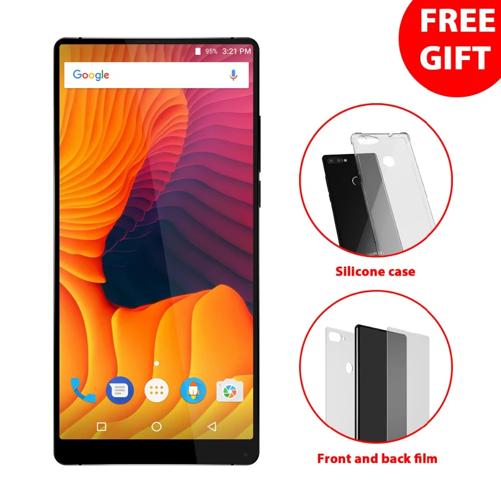 Vernee MIX 2 6GB 64GB 18:9 мобильный телефон FHD + 2160*1080 4200 мАч MTK6757 восьмиядерный отпечаток