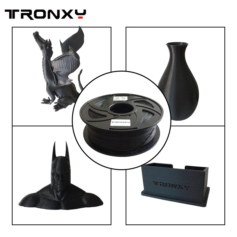 Новинка Tronxy 3d Принтер Нити 1 кг/рулон PLA 1,75 мм пластиковые материалы Твердые PLA нити пластик для RepRap