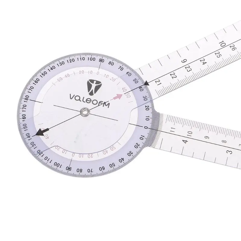 

8" Joint Ruler Calibrated Goniometer Round Tape Measure 360Degrees Measuring Tool
