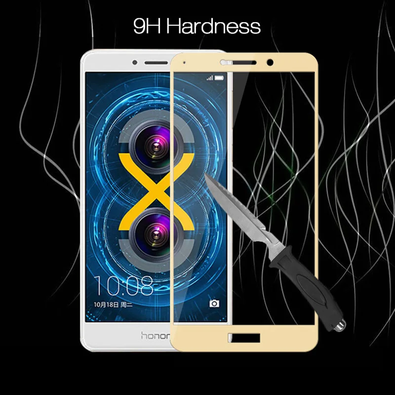 3D полноэкранная Защитная пленка для Huawei Honor 6X закаленное стекло X6 премиум