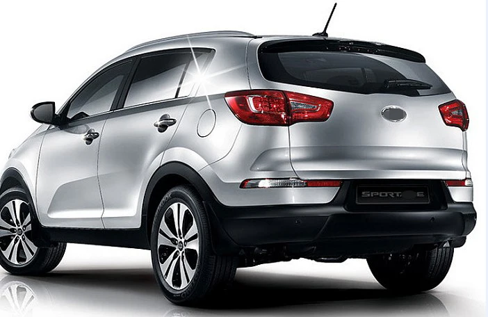 Беговая панель для KIA Sportage 2010-, дизайн, армированное стекловолокном, с фабрики, Большая скидка