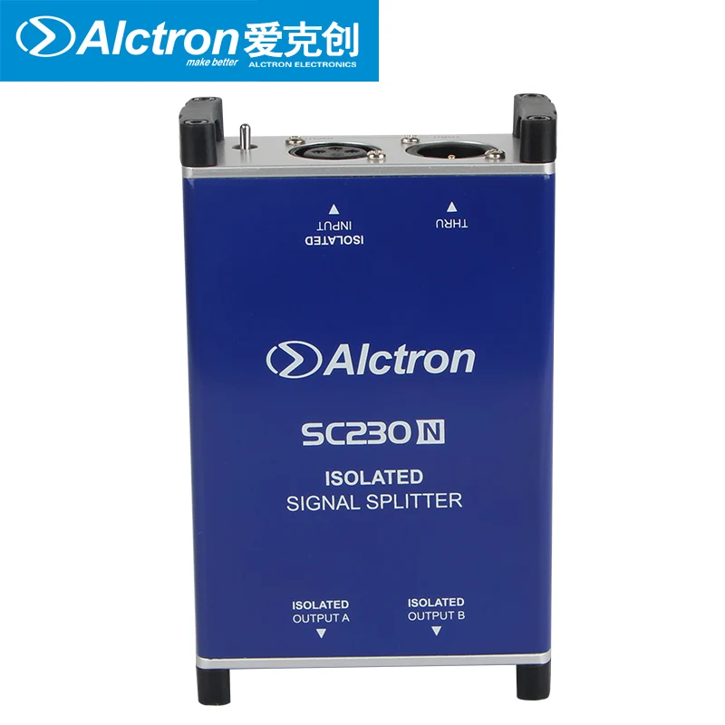 Alctron SC230N Профессиональный DI Box разветвитель микрофона Сплит мужской Микрофон XLR