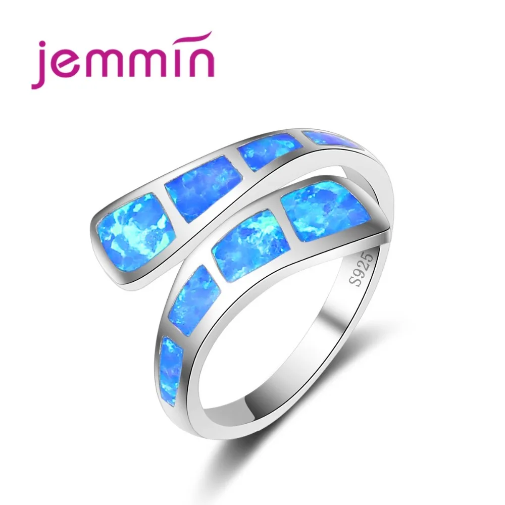 

New Opal Rings For Women Jewelry 925 Sterling Silver Needle Wedding Engagement Finger Ring For Lady Hihg Quality Femme Mujer