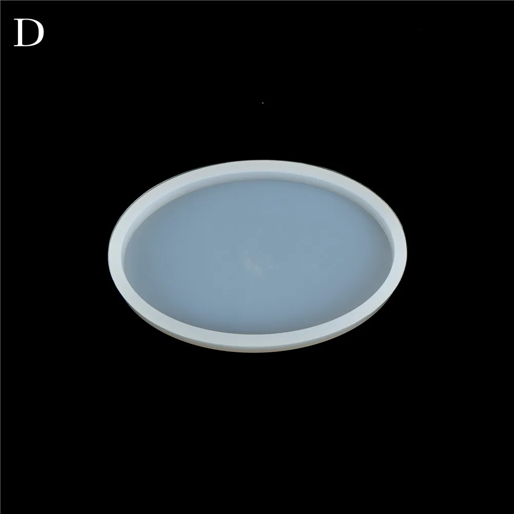 D 1PC DIY Cake Mold Craft Square Round Resin Silicone Book Mould Decorative Crystal Transparent Epoxy Jewelry Making Mold - Цвет: D
