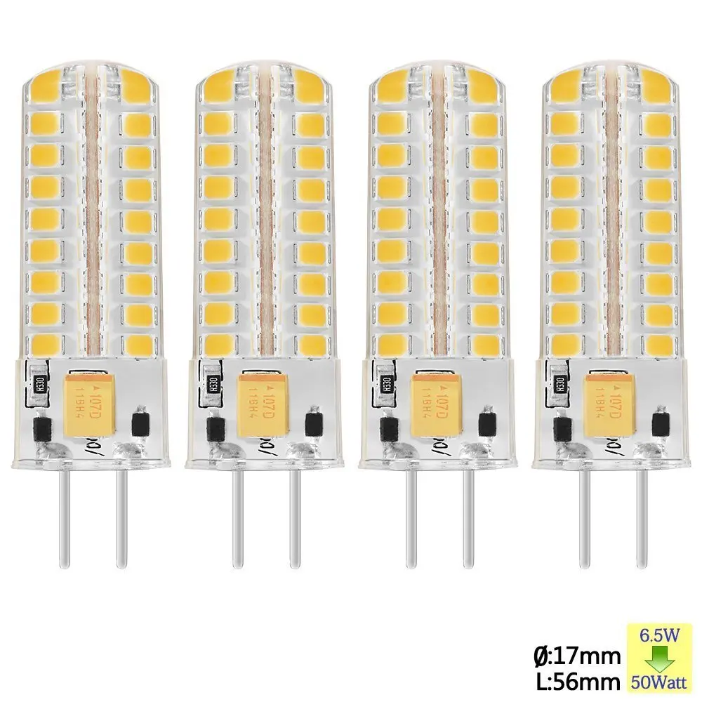 Sunix 4x2835 GY6.35 led light силиконовые лампы 6.5 Вт Энергосберегающие теплый белый SU732 |
