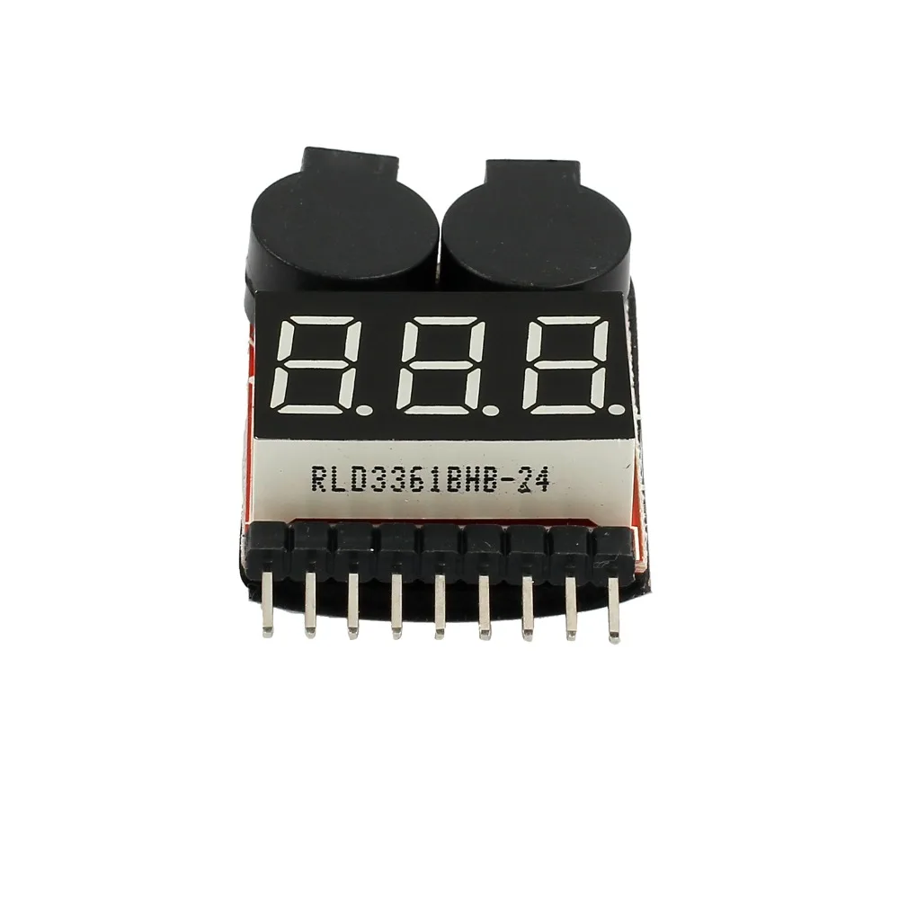 Proster 5Pcs/set 1-8S Lipo/Li-ion/Fe Battery Voltage Tester Low Buzzer Alarm Hot Selling RC Checker | Инструменты