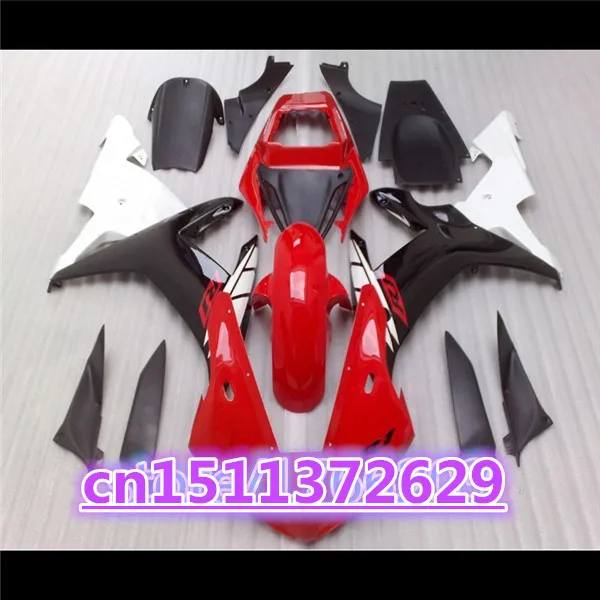 

Red White Black Full Fairing Kit For Yamaha YZF1000 R1 2002 2003 YZF R1 02 03 ABS Plastic Injection Motorcycle Cowlings