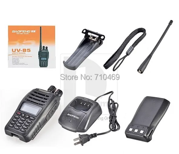 Бесплатная доставка DHL + 2 шт./лот baofeng uv b5 ручной двухдиапазонный uhf vhf радиостанция