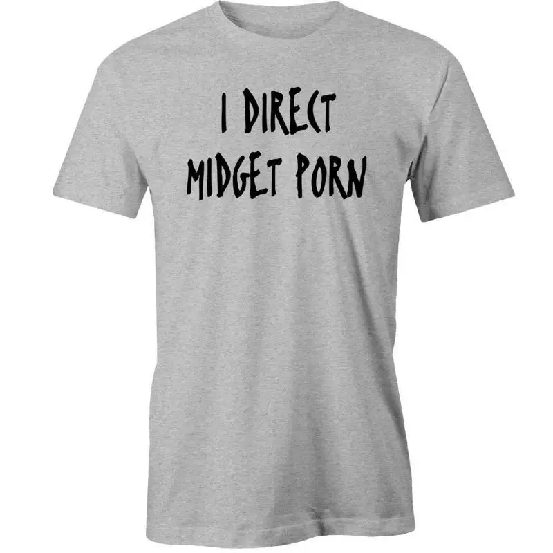 Бесплатная доставка 2018 я прям карлик порно футболка Rude смешные футболки Аниме |