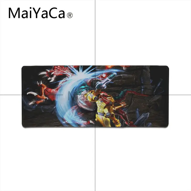 MaiYaCa Metroid Samus Gamer Speed Mice розничная продажа маленький резиновый коврик для мыши