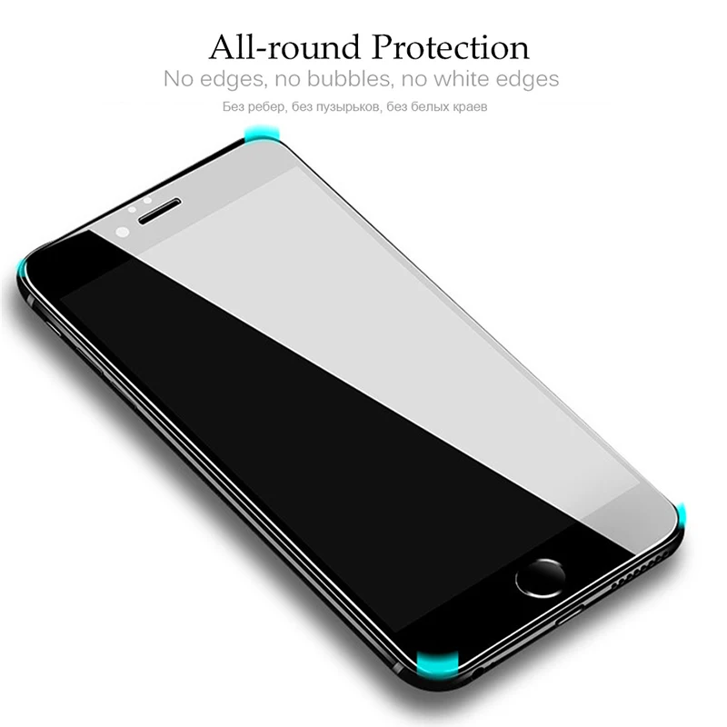 Защитное стекло для экрана iPhone 6 6s 7 8 Plus X 9 H Защитная пленка защитная из
