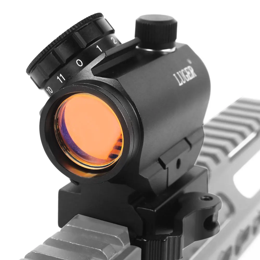 Combo 2 LUGER охотничий микро Красный точечный прицел Зрительная труба Снайперский прицел Голографические прицелы AK47 воздушные винтовки прицелы для ружья - Цвет: Combo 2