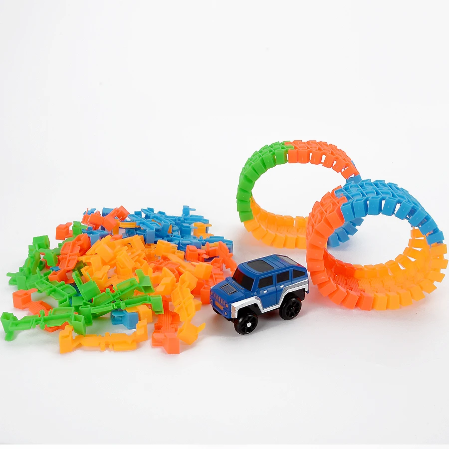 Литье под давлением DIY сборка головоломка транспортные средства Игрушка Горки