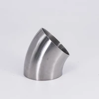 51mm 2 inch pipe od sus 304 stainless steel sanitary butt welding 45 degree elbow fitting home brew beer