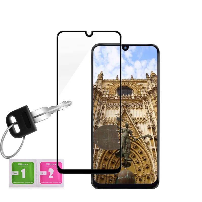 4 шт 3D пленка из закаленного стекла для Samsung M20 M10 M30 A30 A50 Защитная экрана A7 A750 A8