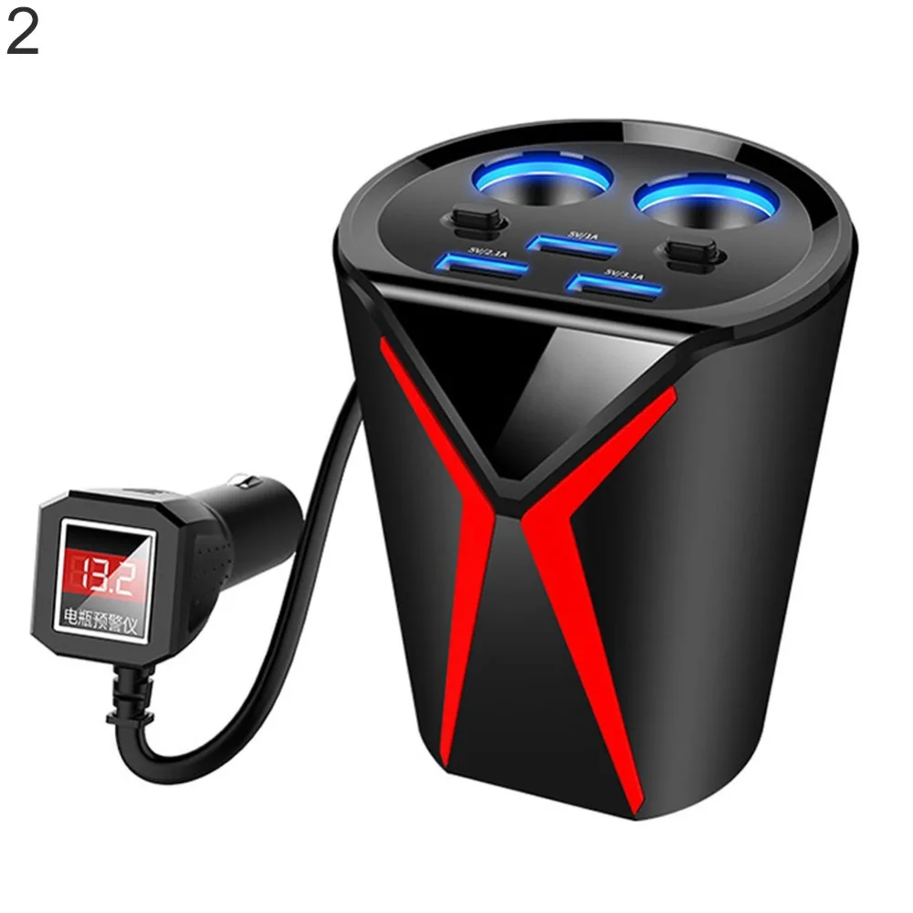 DC 12-24V 3.1A 3 usb порта автомобильное зарядное устройство адаптер двойной Прикуриватель разъем