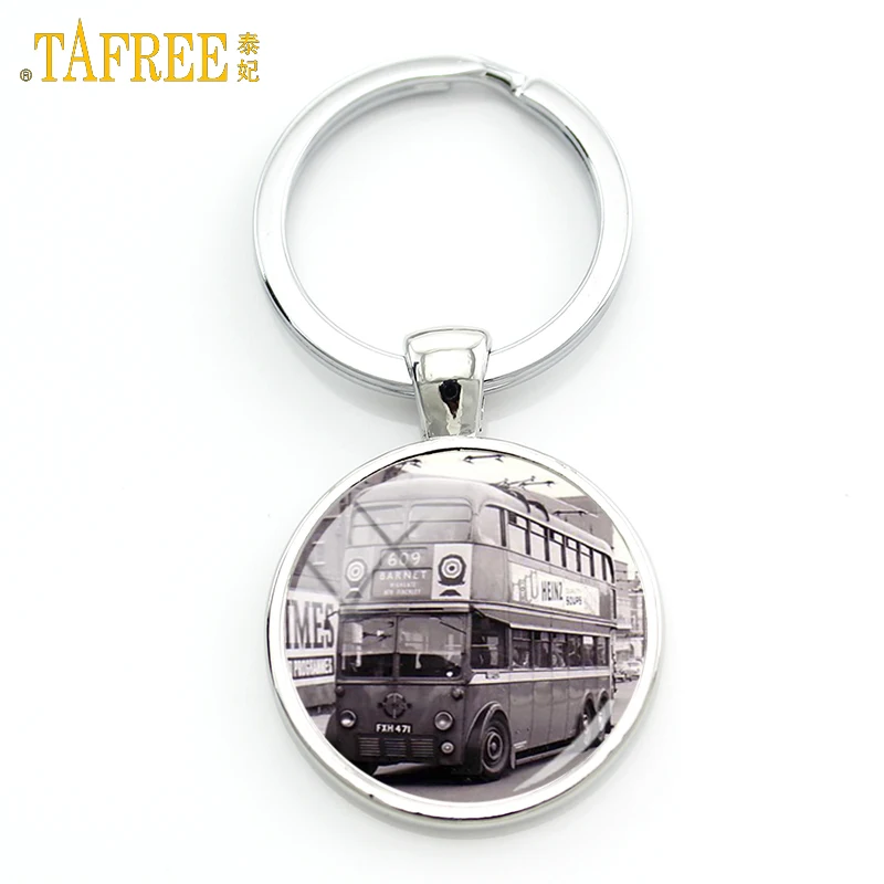 TAFREE счастливый детский школьный автобус брелок модный Британский Лондон