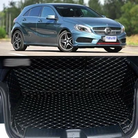 full covered seat pad cargo box trunk floor mat carpet liner for mercedes benz a class