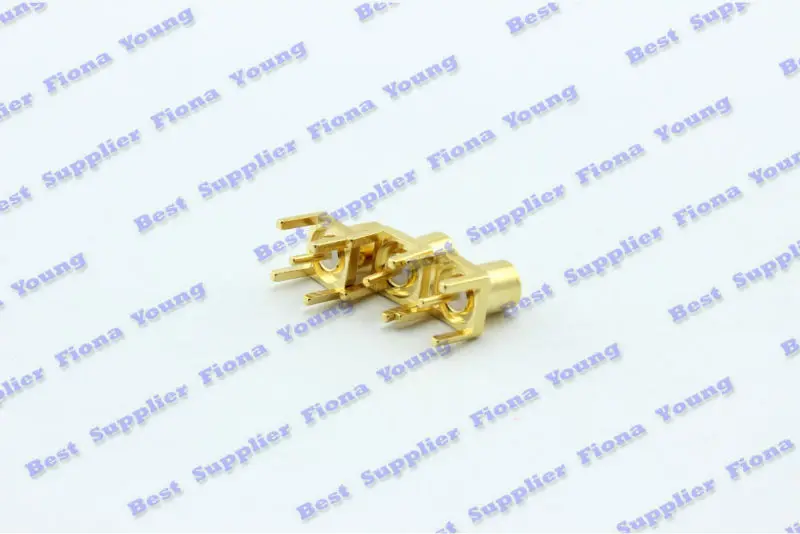 50pcslot Оптовая Продажа РФ коаксиальный Прямо Goldplated Разъем MCX женский печатного