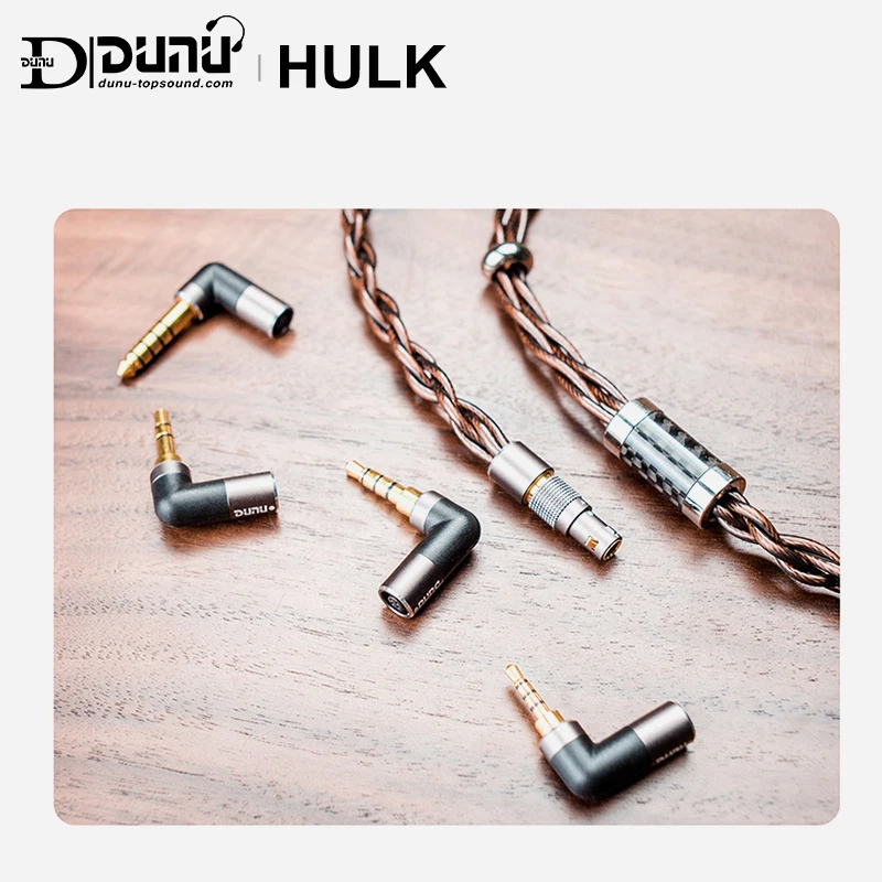 Обновленный кабель DUNU HULK для Hi Fi аудио IME с MMCX 2 контактами 0 78 мм/QDC 4 разъема (3 5 мм