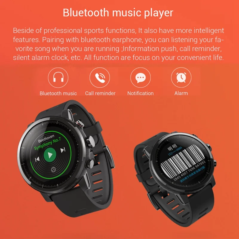 Xiaomi Huami Amazfit умные часы Stratos 2 Английская версия Pace 2 умные часы мужские с gps Xiaomi часы PPG пульсометр