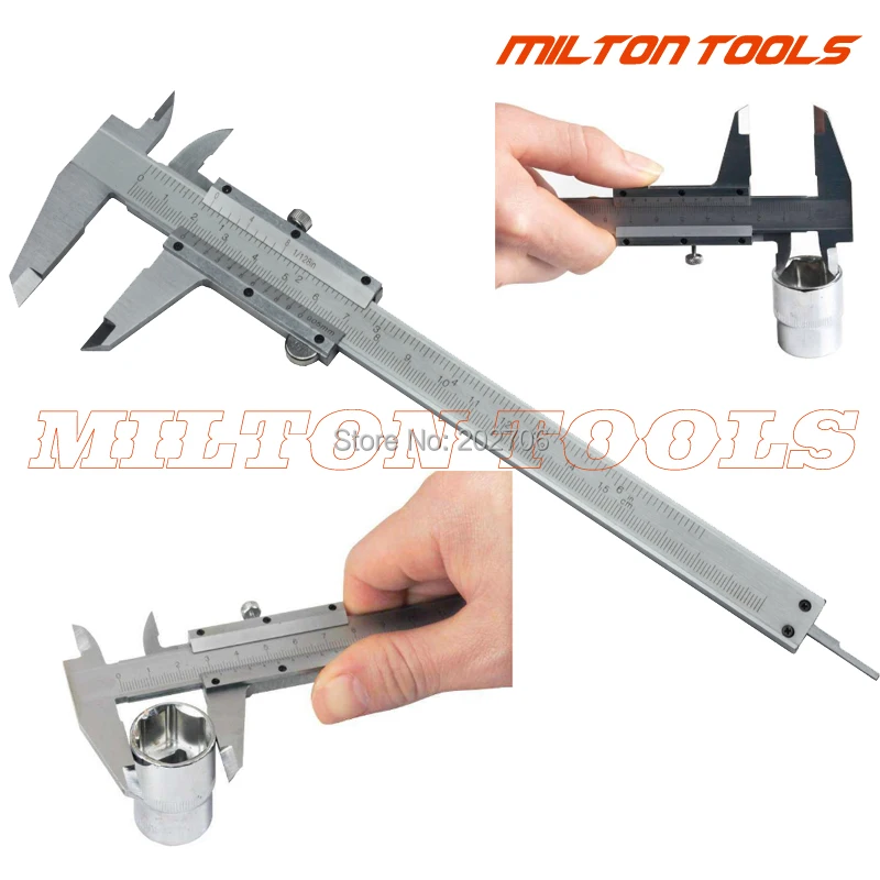 Штангенциркуль металлический 6 дюймов 0 150 мм 05 1/128 дюйма|pied de|pie de reycaliper gauge micrometer |