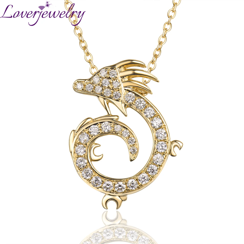 Новое поступление ожерелье LOVERJEWELRY WP076 из настоящего желтого золота 18 карат с