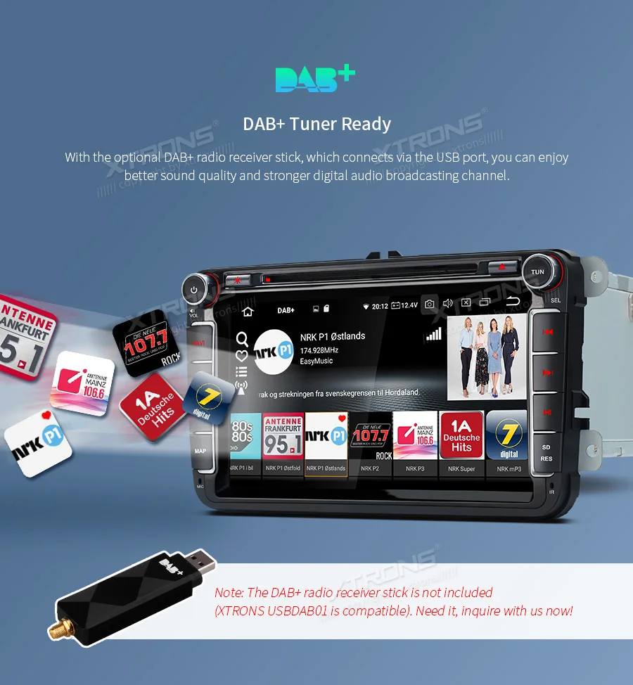 XTRONS PX6 64 Гб ПЗУ Android 9,0 автомобильный стерео радио dvd-плеер HDMI для Фольксваген Гольф Passat Touran Tiguan для Skoda для сиденья