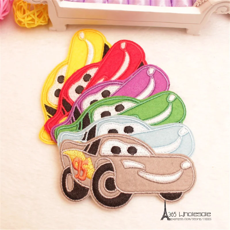 Бесплатная доставка 3 шт./лот наклейки на гоночные автомобили красочная ткань для