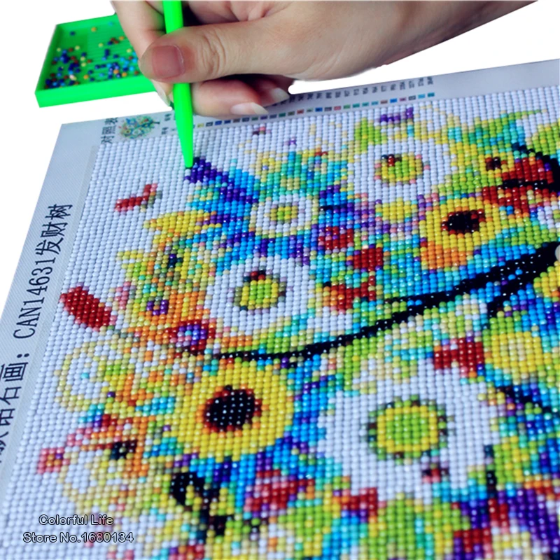 Рукоделие DIY пейзаж Алмазная вышивка ручная работа узоры Стразы мост и река 5d