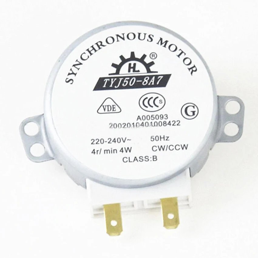 Лидер продаж AC 220V 240V 50Hz CW / CCW микроволновая печь настольный поворот синхронный