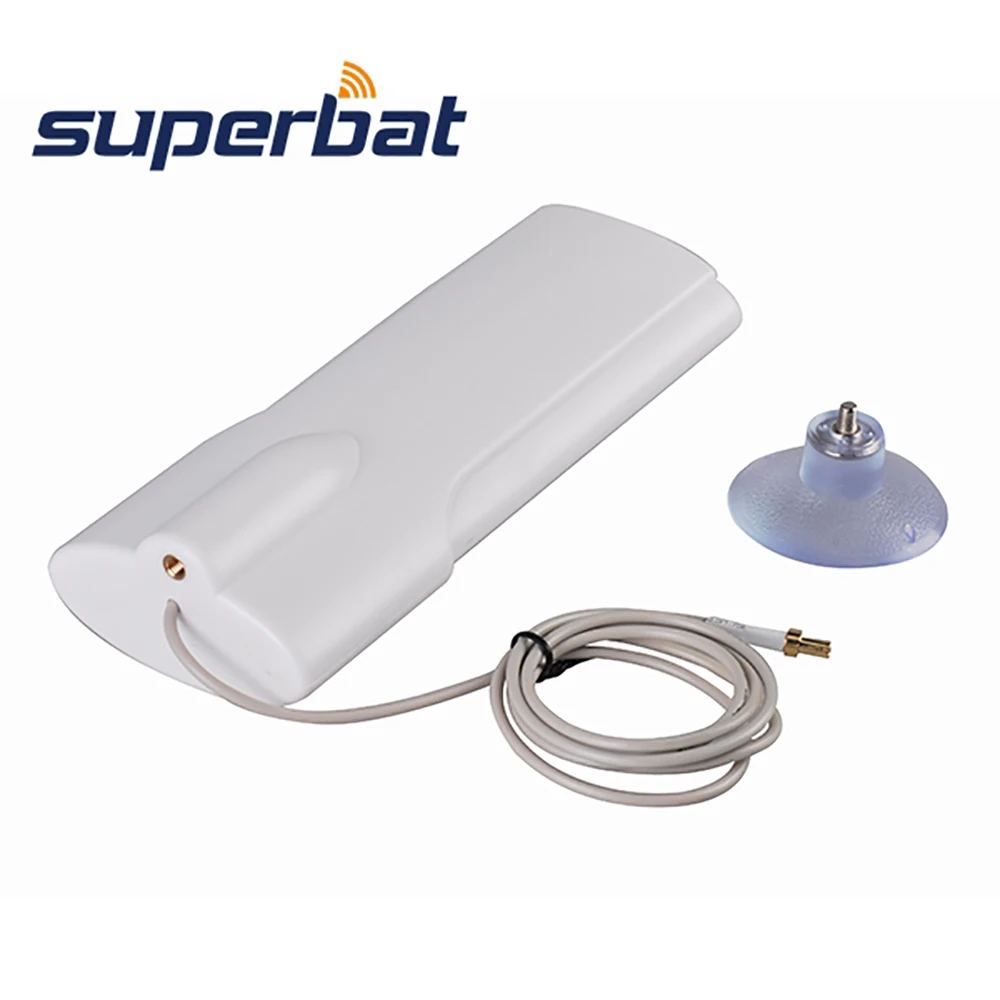 

Superbat 30dbi 1880-1920/1990-2170MHz 3G Antenna TS9 Male Connector for Huawei USB Modem Signal Booster with Sucker