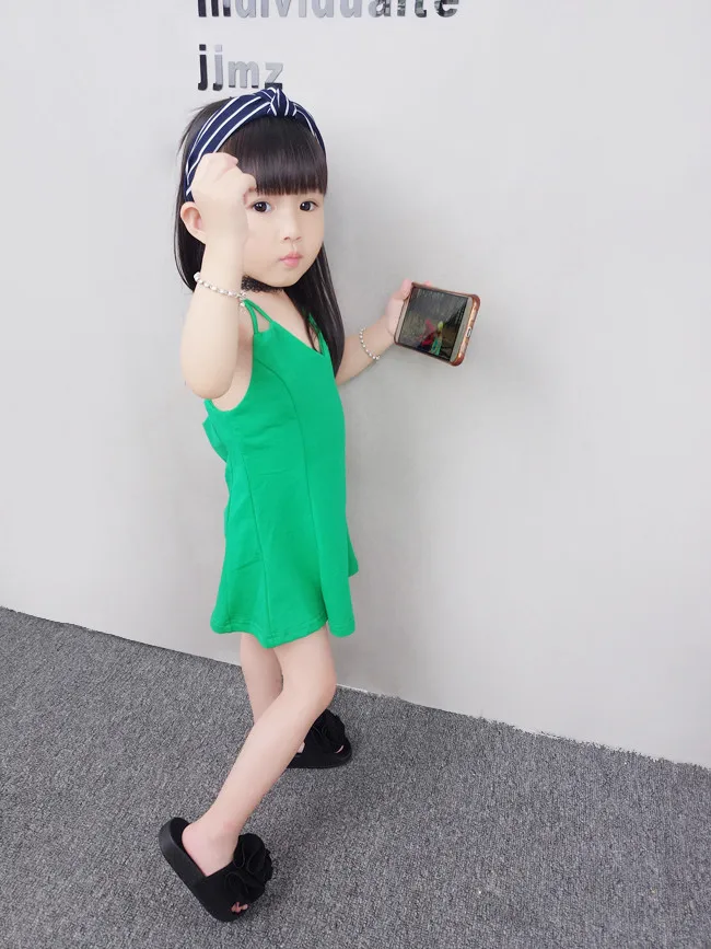 Мини-платье Детское летнее в Корейском стиле | Мать и ребенок