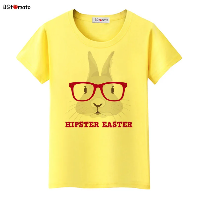 

bgtomato Harajuku shirts cute Rabbit t shirt women funny tops brand haut femme casual streetwear friends camisas mujer gothic